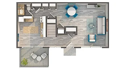 Floor plan Baldwin Townhome