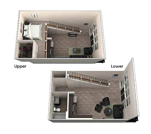Floor plan Loft 101