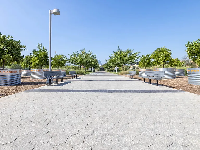 Enjoy the sunshine at fresh air at the Los Angeles State Historic Park.