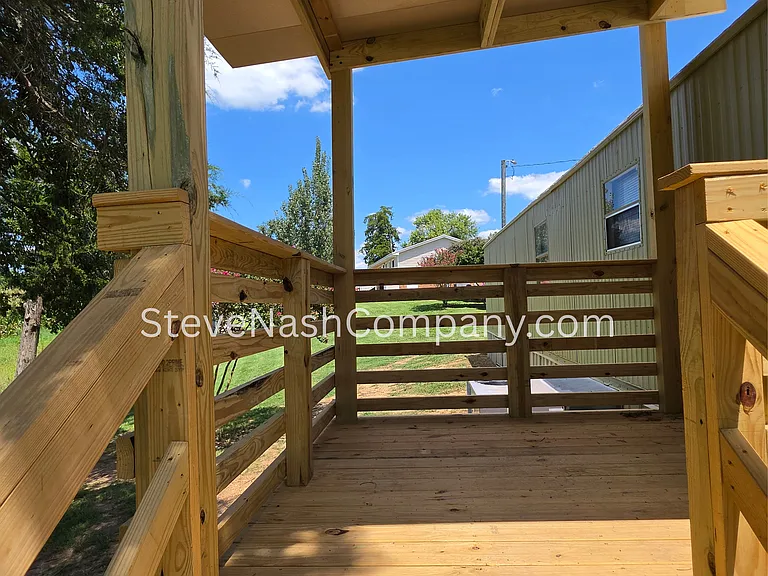 New Back Deck with a Gorgeous View