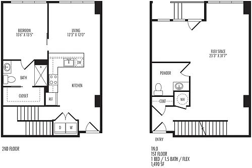 Floor plan 1N
