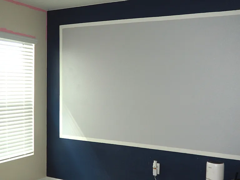 Second bedroom, currently being repainted.