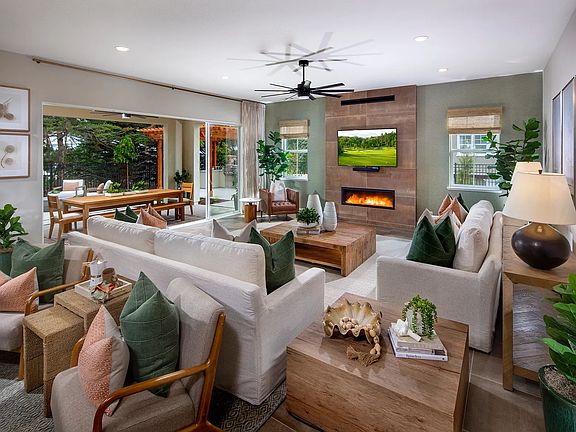 Plan 6 Model Home Great Room