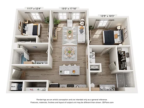 Floor plan B1