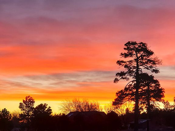 Sunrise from backyard