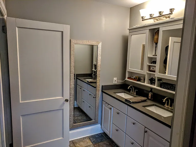 Primary bathroom (not attached, but directly across from primary bedroom)