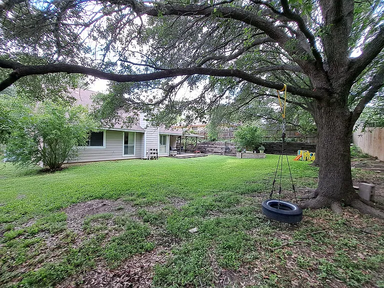 Perfect yard for small children....100% private, zero windows look into it.