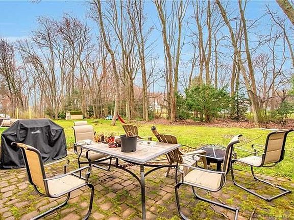 Huge, open backyard and stone patio