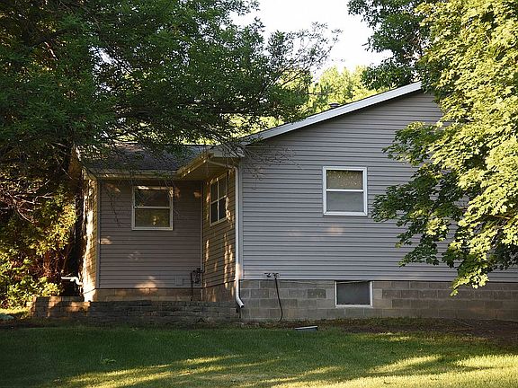 North side of house