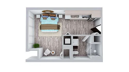 Floor plan Studio (A1)