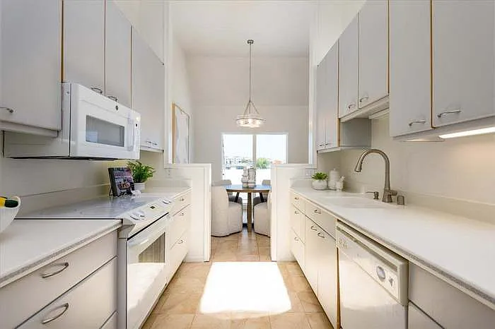 Kitchen with extensive cabinets