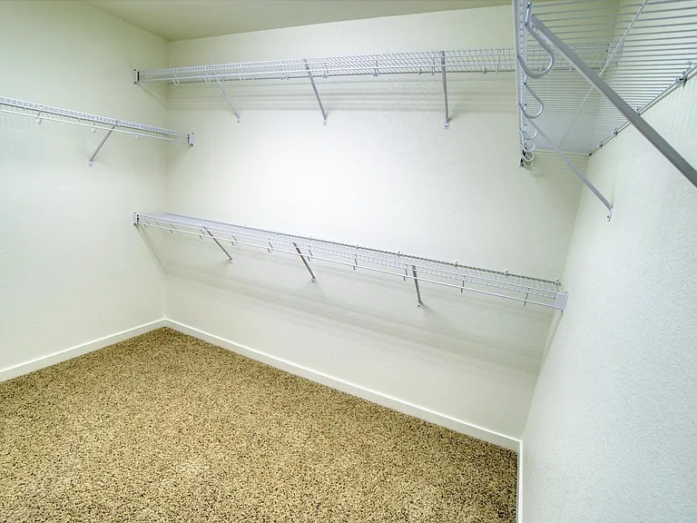 Upper level - master bedroom walk-in closet (10' x 10').