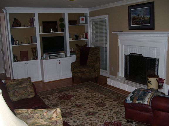 Built Ins in Living, Bonus and Master