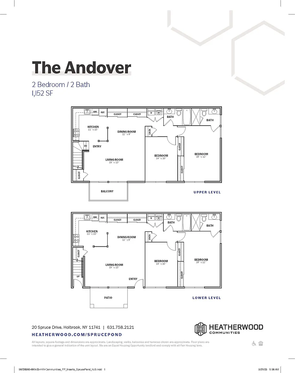 Floor plan The Andover Upgrade