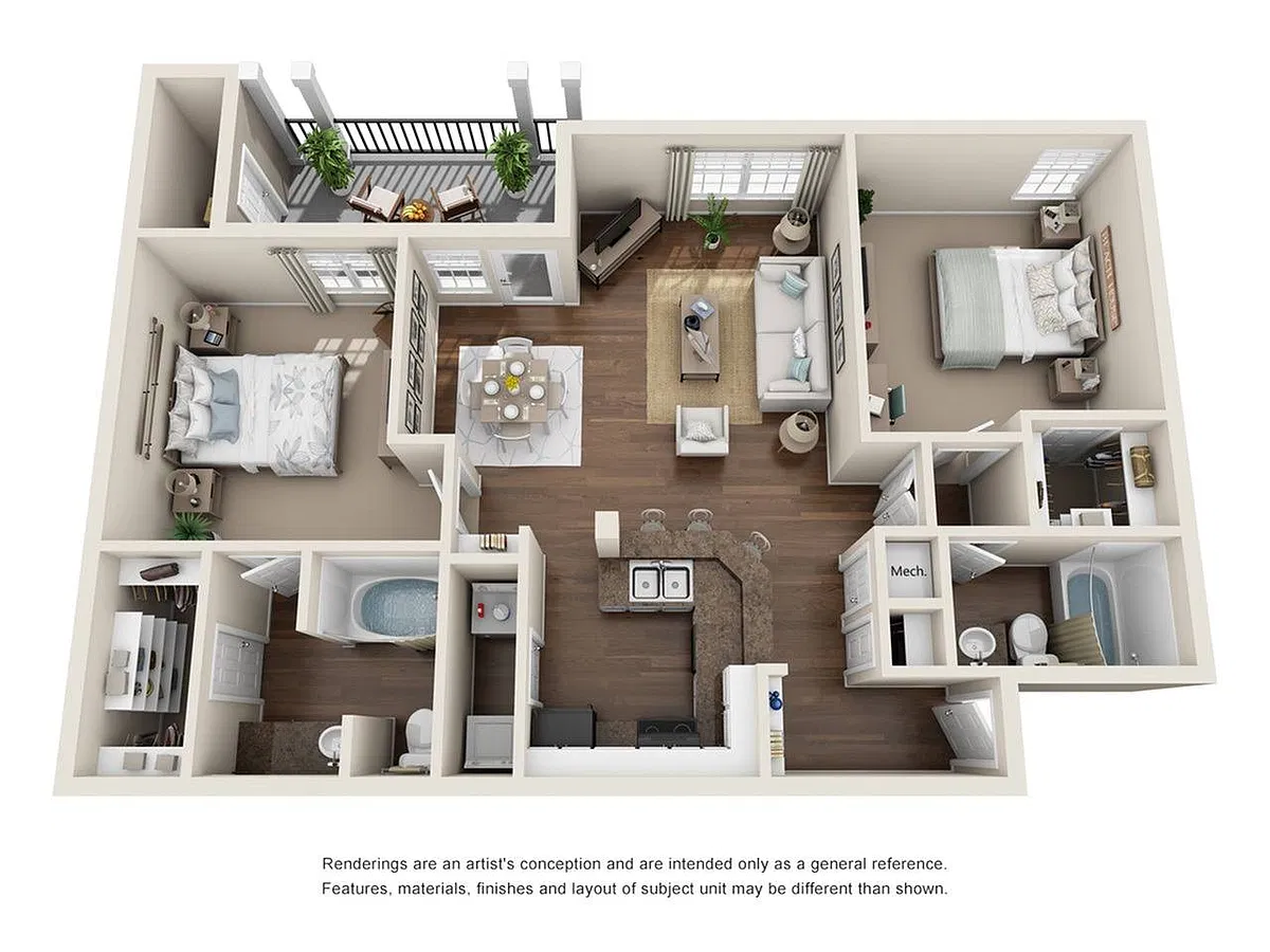 Floor plan Riverside
