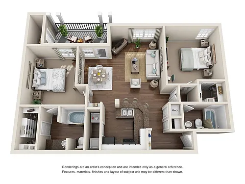 Floor plan Riverside