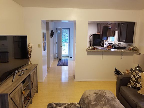 living room view towards entrance