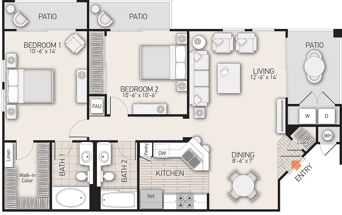 Floor plan Plan 3A