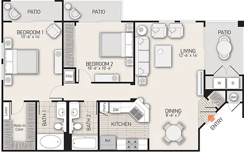 Floor plan Plan 3A