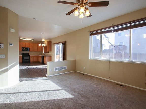Family room into kitchen