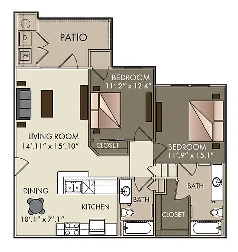 Floor plan B2