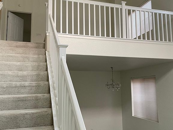 Stairs leading to loft/office