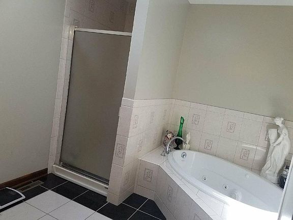 Master Bath with Standing Shower and Jacuzzi