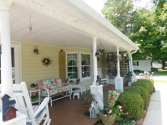 Summer porch with swing