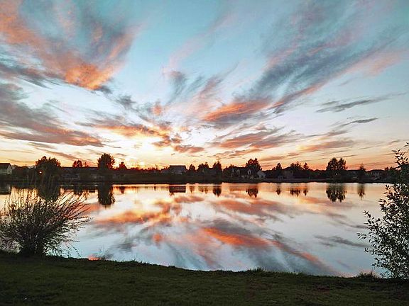 Beautiful recreational pond