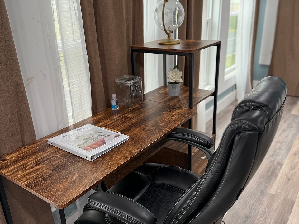 Office desk in bedroom #1