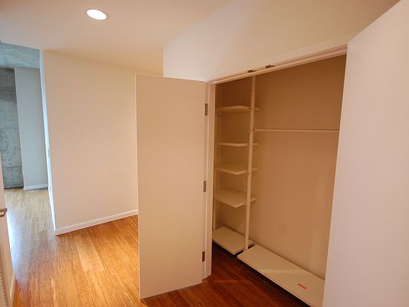 abundant closet space