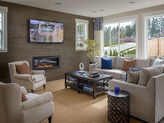Family Room - Photos are of a similar home
