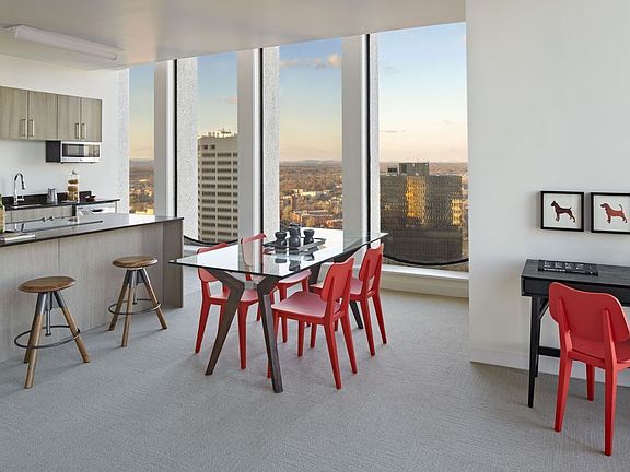 Living Room Area With Outside View