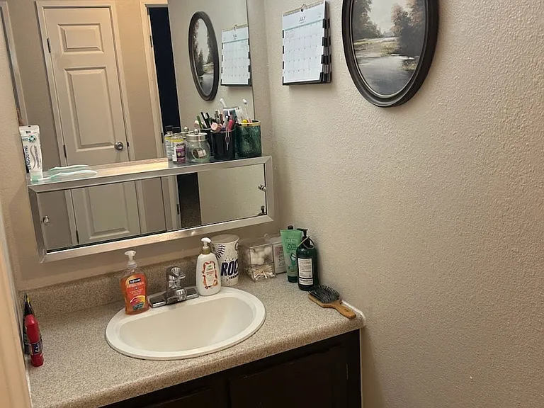 Separated sink for the shared bathroom