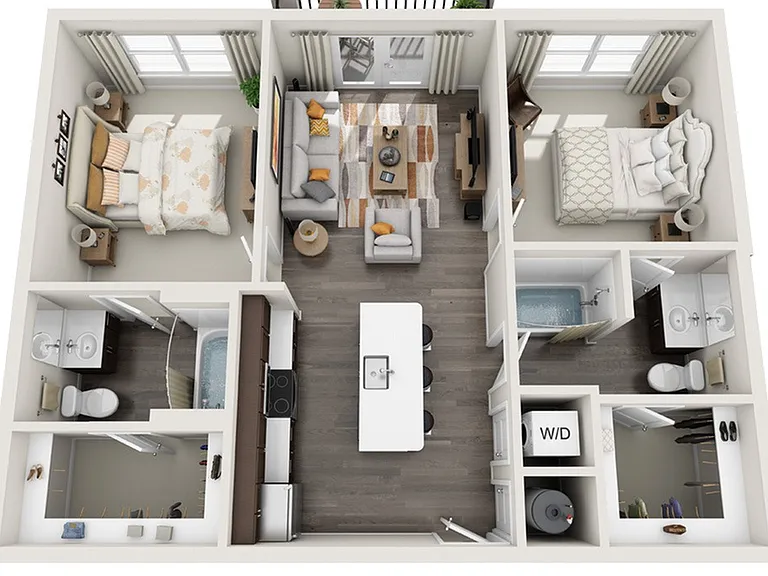 One Riverwalk B1 Floor Plan One Riverwalk B1 Floor Plan