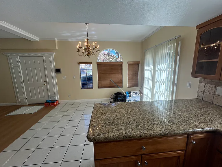 Kitchen open to Dinning Room