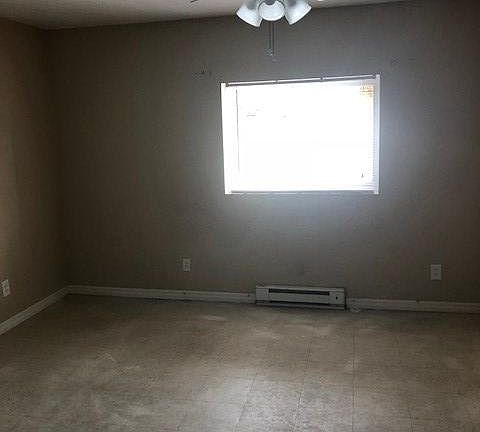 Master bedroom with washer and dryer hook up