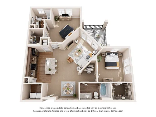 Floor plan The Sandcastle