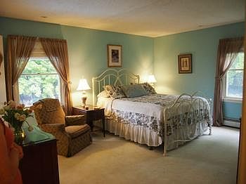 The master suite has a private bath plus 3 closets- one a walk-in.