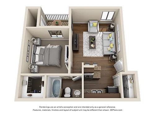 Floor plan The Camellia Renovated