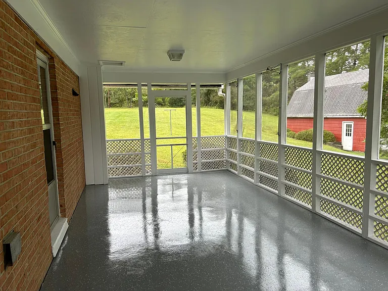 Sunroom- View of backyard