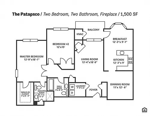 Floor plan The Patapsco