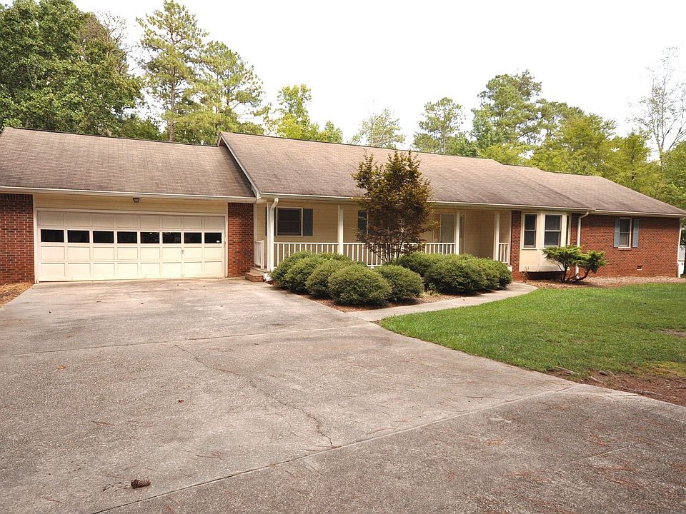 View of brick front home