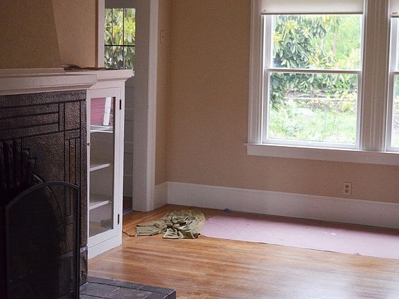Kitchen doorway on left