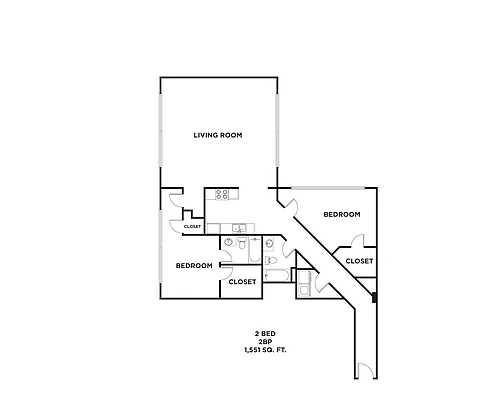 Floor plan 2BP