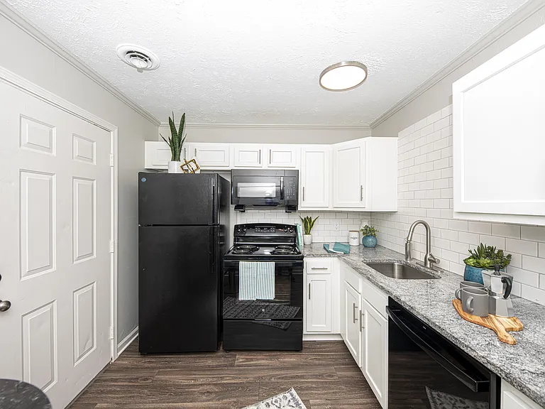 Kitchen + Black Appliances
