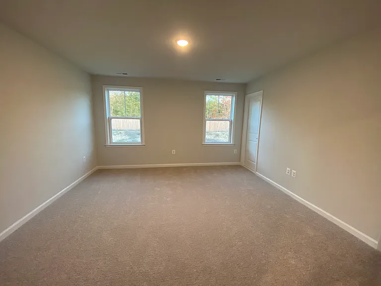 Master bedroom with attached bath