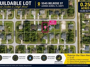 5545 Belrose St Lot 5, Lehigh Acres, FL 33971
