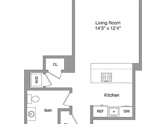 2nd image of 500 W 30th St APT 10G