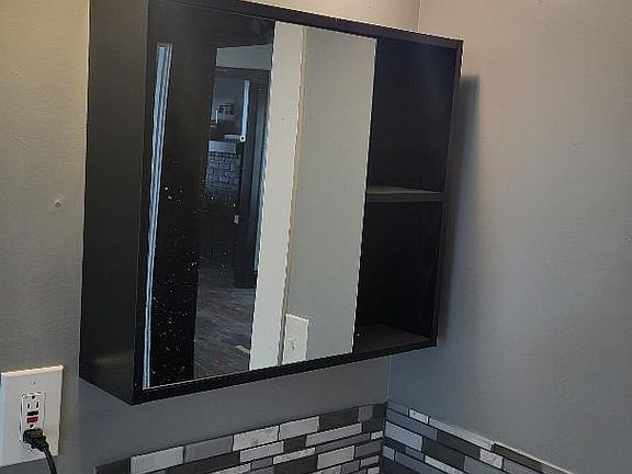 Freshly painted bath with new fixtures